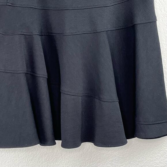 Altuzarra Black A-Line Tiered Flared Midi Knee Length Trumpet Skirt 2 - Picture 9 of 12